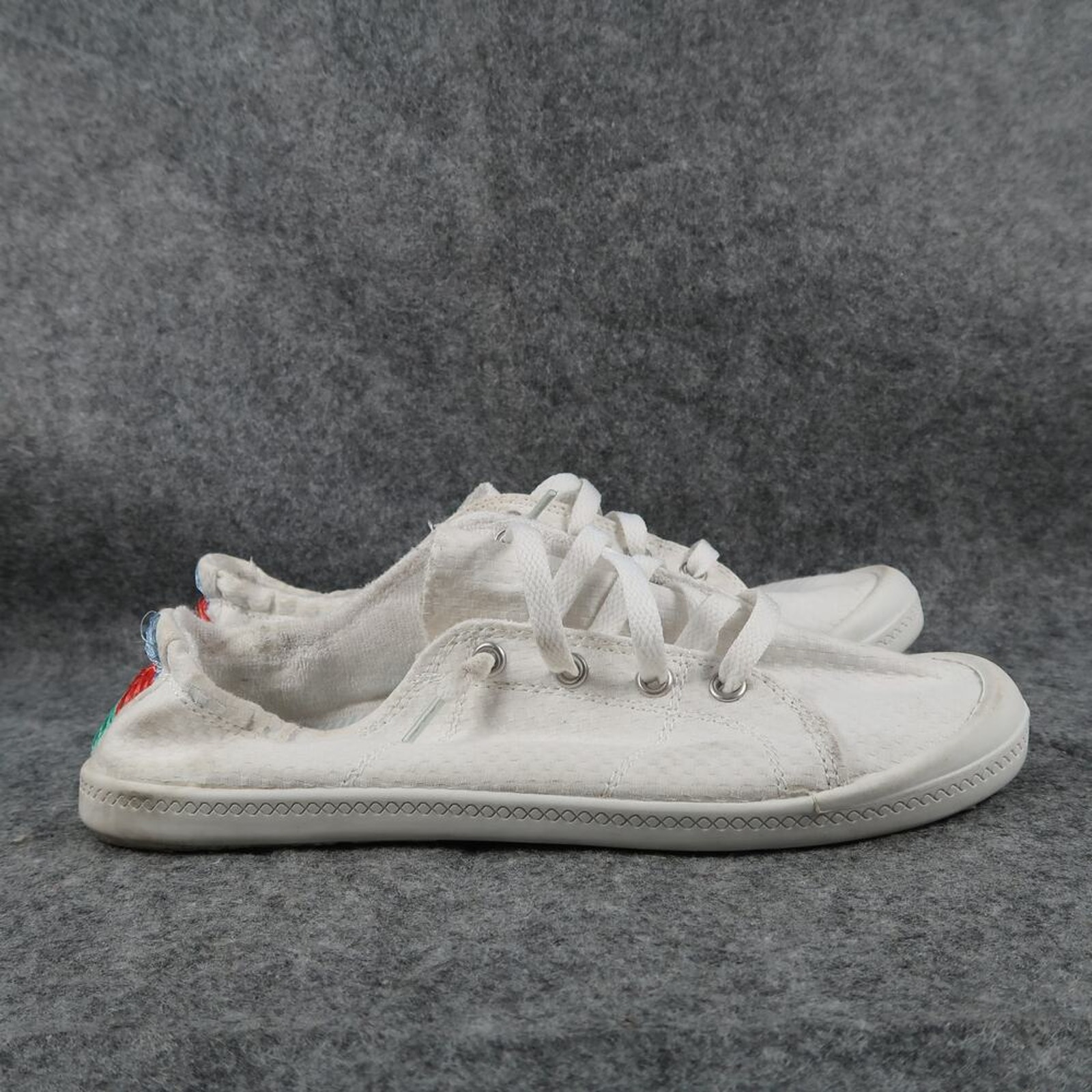 Time And Tru Shoes Womens 8 Sneakers Casual Scrunchback Slip On Memory Foam Flat